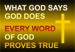 What God Says God Does